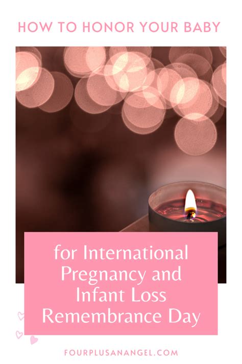 What To Do For International Pregnancy And Infant Loss Remembrance Day