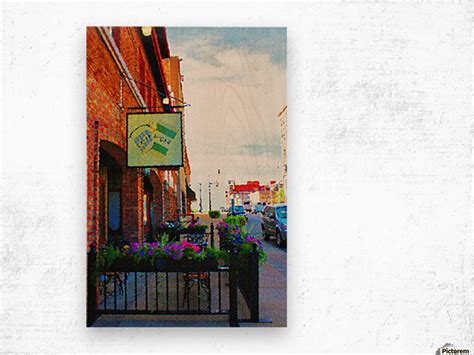 Downtown Kankakee Cafe Don Baker Canvas