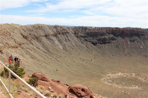 Live Life Be Happy Impact Meteor Crater Winslow Arizona