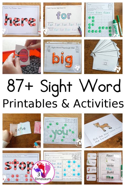 First Grade Sight Words Interactive Worksheets For Learning Fun With