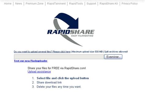 Rapidshare Online