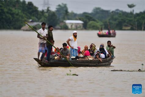 32 Killed In Floods In India’s Assam Meghalaya Heart Of Asia