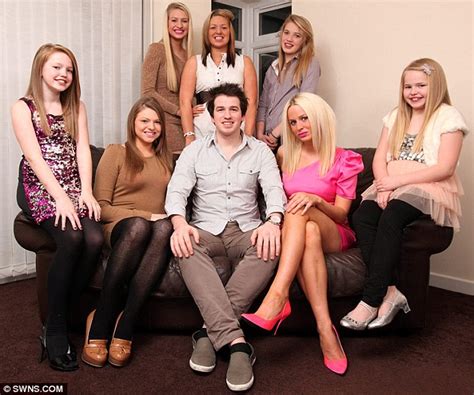 Charles Lewis 24 Tells Of Life With His Twelve Sisters Daily Mail Online