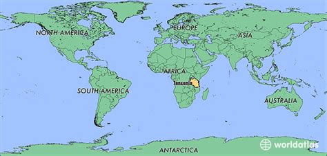 Where Is Tanzania Where Is Tanzania Located In The World Tanzania