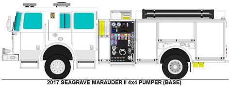 Seagrave Marauder Ii 4x4 Pumper Base By Misterpsychopath3001 On Deviantart
