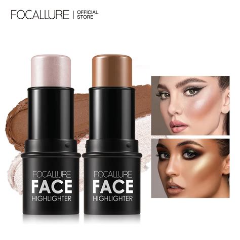 Focallure Highlighter Makeup Glitter Contouring Bronzer For Face