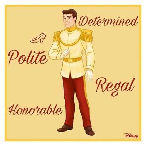 Prince Charming Personality Disney Princes Prince Charming Disney