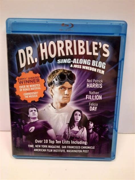 Dr Horribles Sing Along Blog Blu Ray Disc For Sale Online EBay