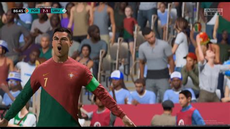 Cristiano Ronaldo Hits Double Hat Trick Portugal Vs Uruguay Fifa