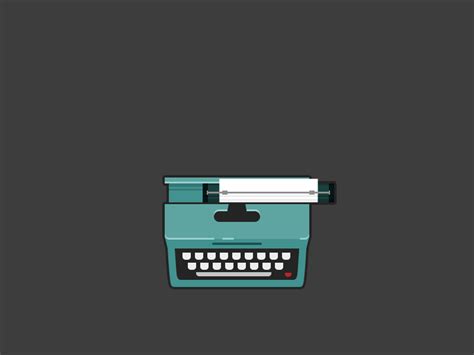 Gif A Typewriter With Evernote Infographic Video Motion Graphics