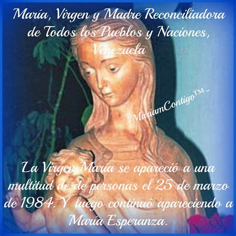 Maria Reina Y SeÑora Por Siempre De La Madre Reconciliadora De Todos