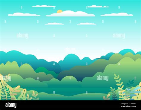 Panoramic Elevation Stock Vector Images Alamy