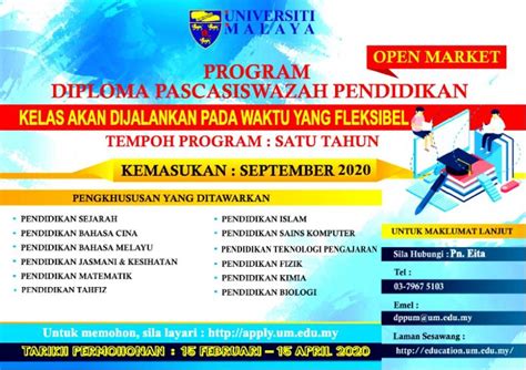Permohonan program dpli 2018 universiti malaya kini dibuka! Permohonan DPLI Universiti Malaya di Buka / Program Pasca ...