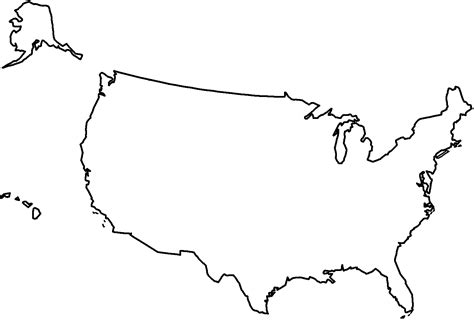 Image Result For Usa Map Outline Flag Coloring Pages Coloring Pages