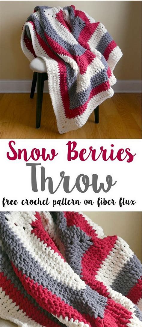 45 Quick And Easy Crochet Blanket Patterns For Beginners