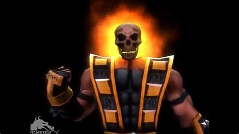 Mortal Kombat Shaolin Monks Scorpion Flame Fatality Youtube