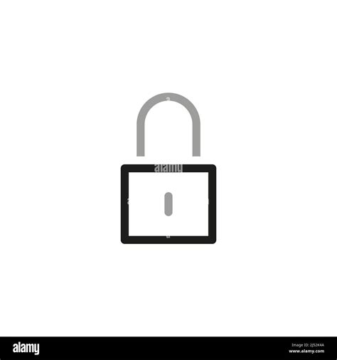 Simple Locks Related Vector Line Icons Lock For Security Stock Vector