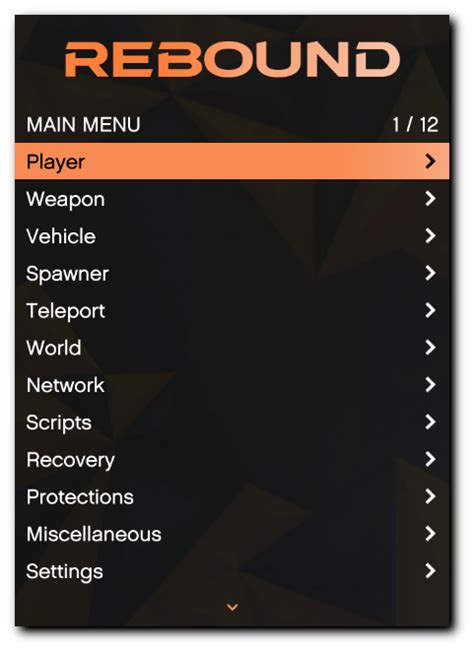 Rebound Mod Menu For Gta V Krispymods