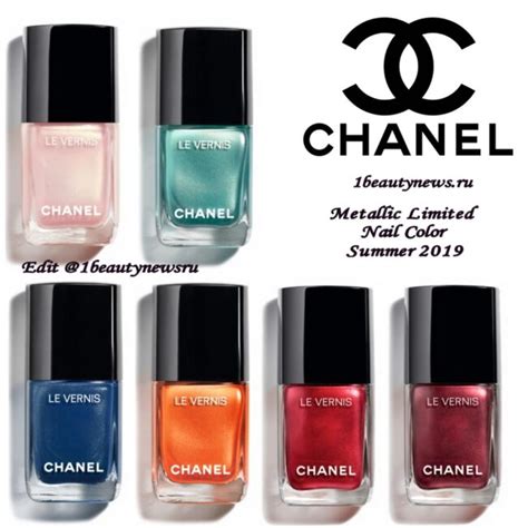 Новая коллекция лаков для ногтей Chanel Metallic Limited Nail Color