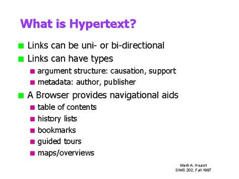 What Is Hypertext