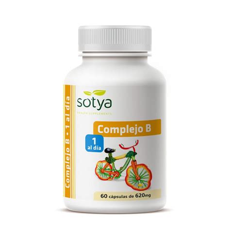 Complejo B Vitamina B 600mg 60 Capsulas Sotya Dietisur