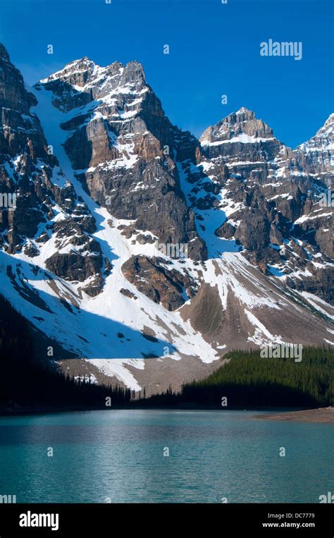 Wenkchemna Peaks With Moraine Lake Banff National Park Alberta