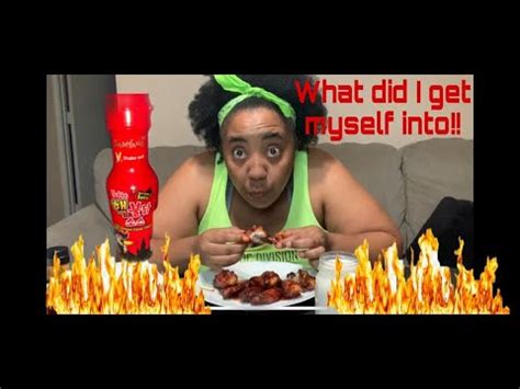 X Spicy Chicken Wing Challenge Steph And Tasha Youtube