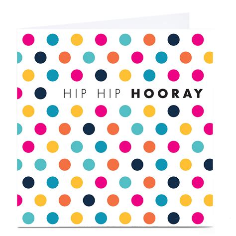 Buy Personalised Hello Munki Card Hip Hip Hooray For Gbp 329 Card