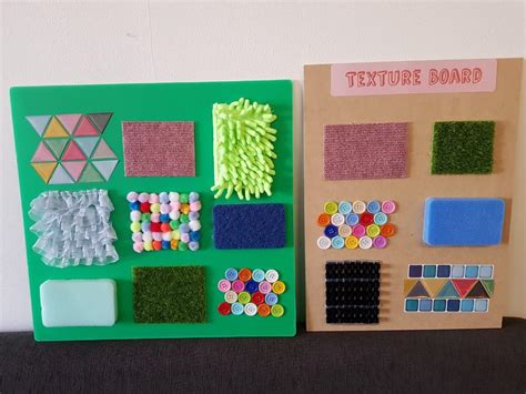 Sensory Boards Textures Montessori Educational Toy Toddlers
