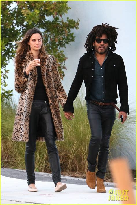 Lenny Kravitz Steps Out With New Girlfriend Barbara Fialho Photo