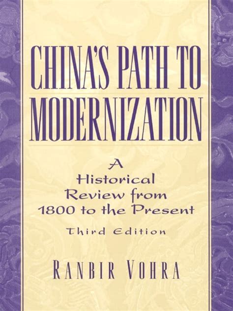 Vohra Chinas Path To Modernization A Historical Review From 1800 To