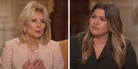 Watch First Lady Dr Jill Biden Gave Kelly Clarkson Advice On Divorce