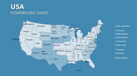 United States Of America Maps United States Of America Powerpoint