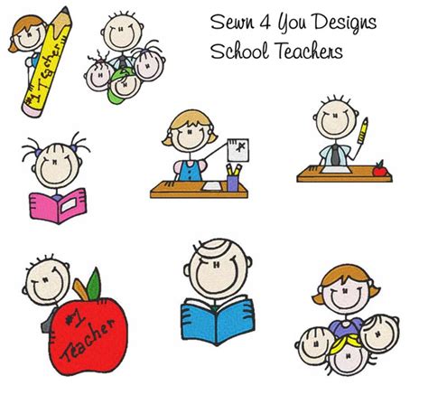 Download High Quality Stick Figure Clipart School Transparent Png