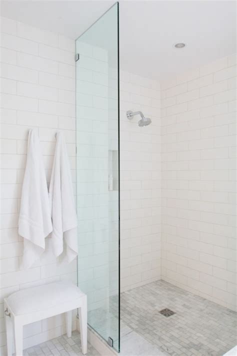 Glass Shower Partition Contemporary Bathroom Bestor Architecture