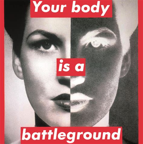 what font is used in barbara kruger s art public delivery