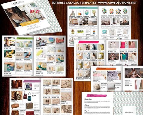 Wholesale Catalog Template Product Catalog Template Word Template