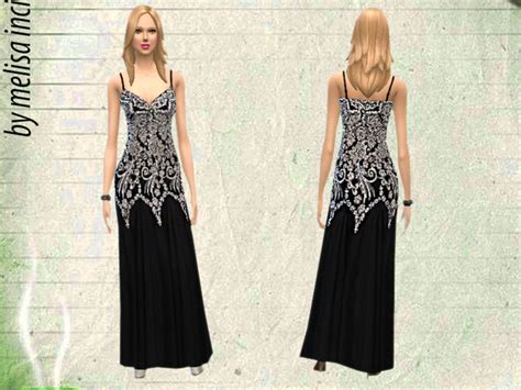 The Sims Resource Embroidered Gown