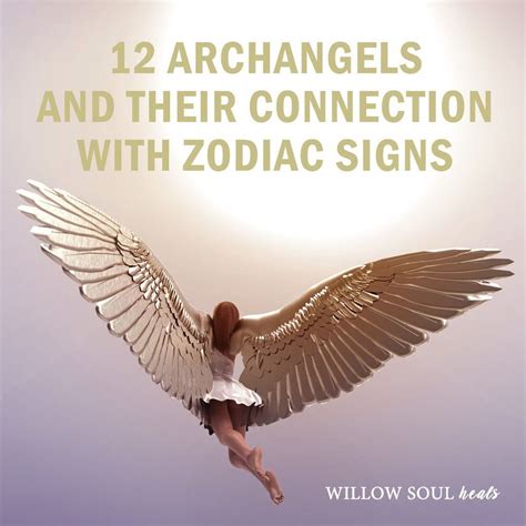 12 Archangels Names Meanings And Zodiac Signs Archangel Chart With