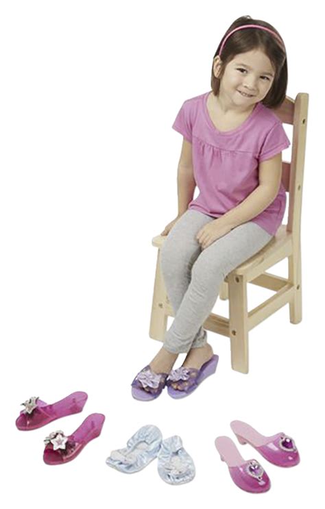 Melissa And Doug Step In Style Dress Up Shoes Ages 3 To 5 Set Of 4 Pairs