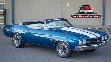 1970 Chevelle Ss Convertible Ls5 454 4 Speed Fathom Blue Youtube