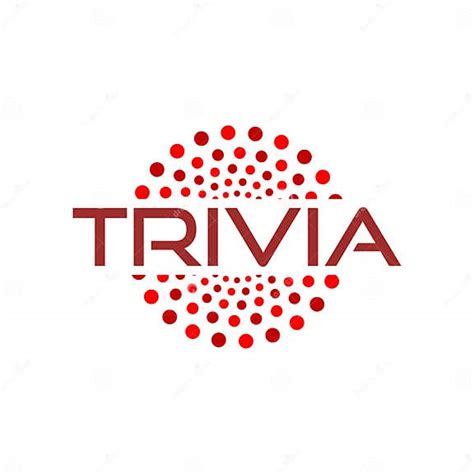 Trivia Icon Logo Or Sign Stock Vector Illustration Of Feminine