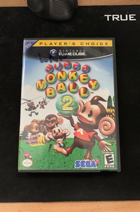 Super Monkey Ball 2 For Gamecube No Scratches Initials On Disc And