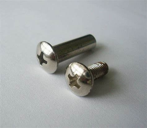 Slotted Phillips Drive Metal Binding Post Stainless Steel Butt Screws