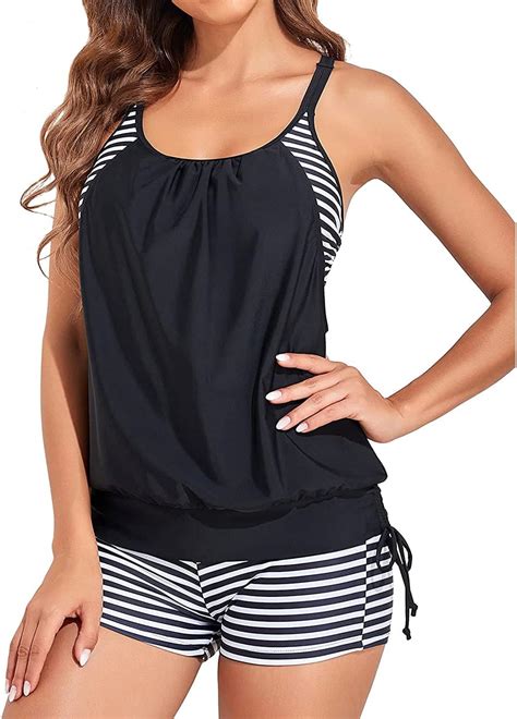 Holipick Tankini Swimsuits For Women Two Piece Tummy