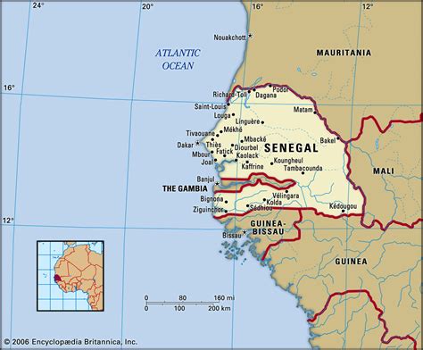 Senegal Info ≡ Voyage Carte Plan