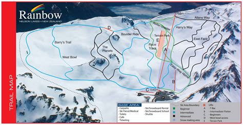 Rainbow Ski Area Trail Map Onthesnow
