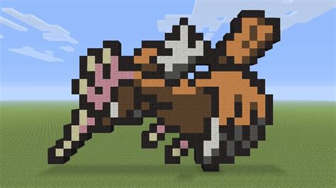 Minecraft Pixel Art Fearow Pokemon 022 Youtube