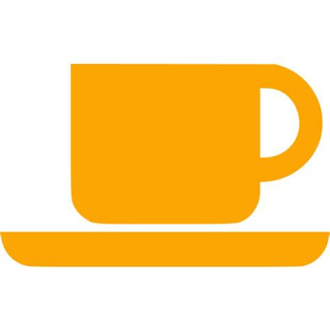 Orange Coffee Icon Free Orange Coffee Icons