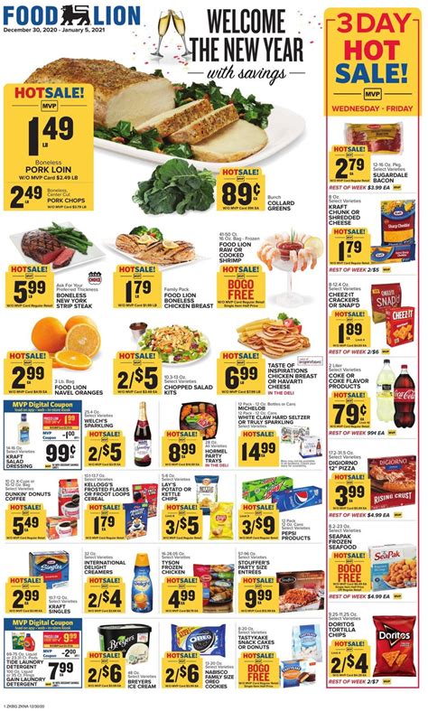 Food Lion Ad Circular - 12/30 - 01/05/2021 | Rabato